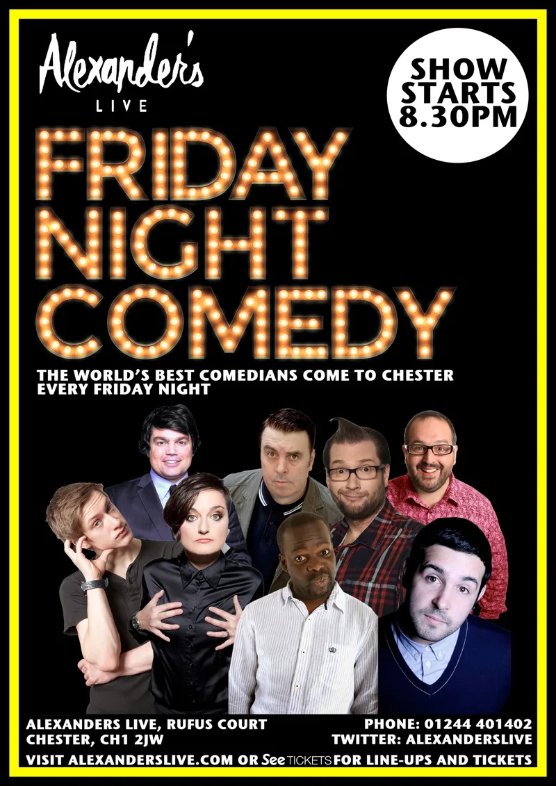 Friday Night Comedy at Alexander's Live