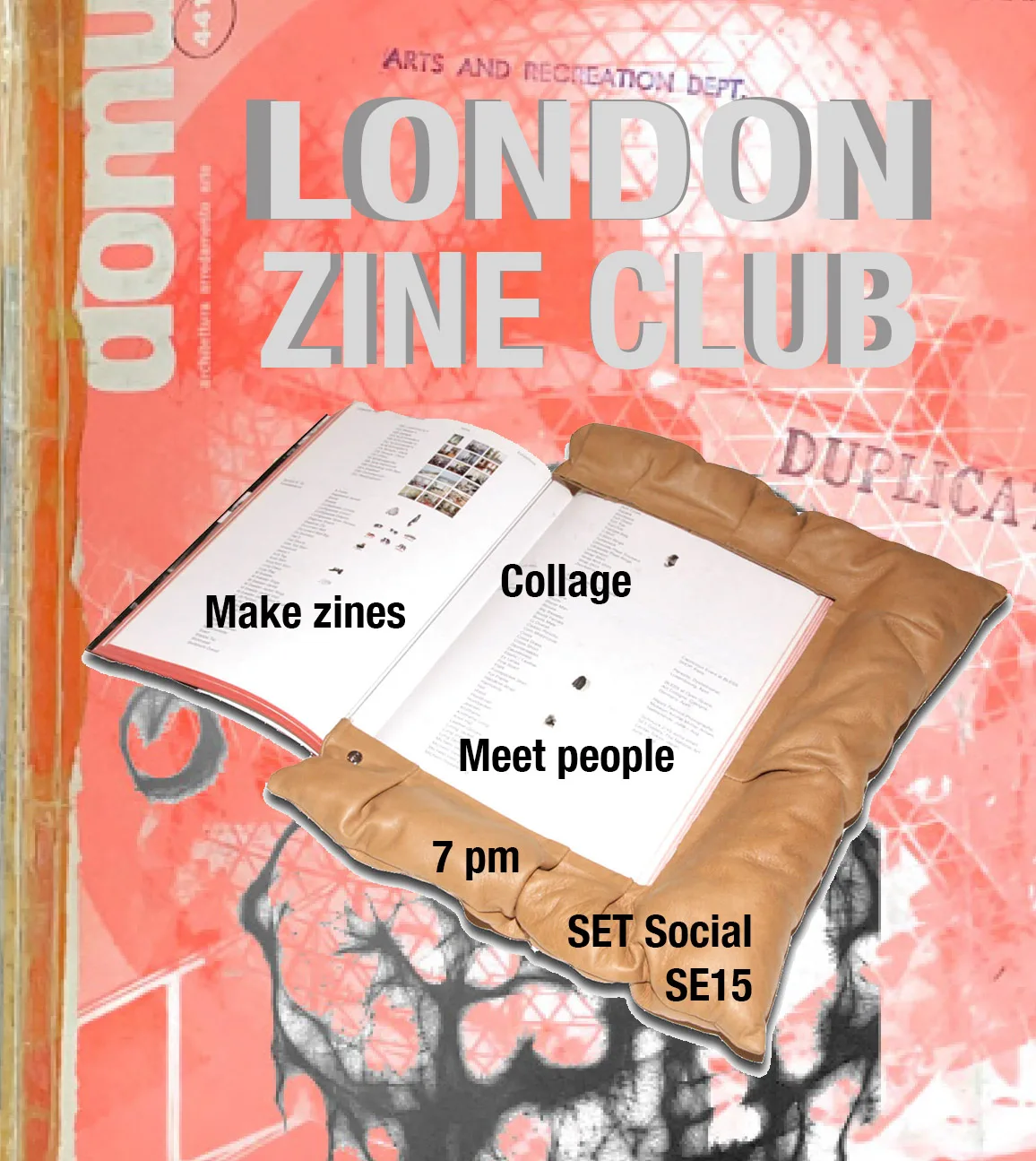Zine Making and Collage Club at SET Social
