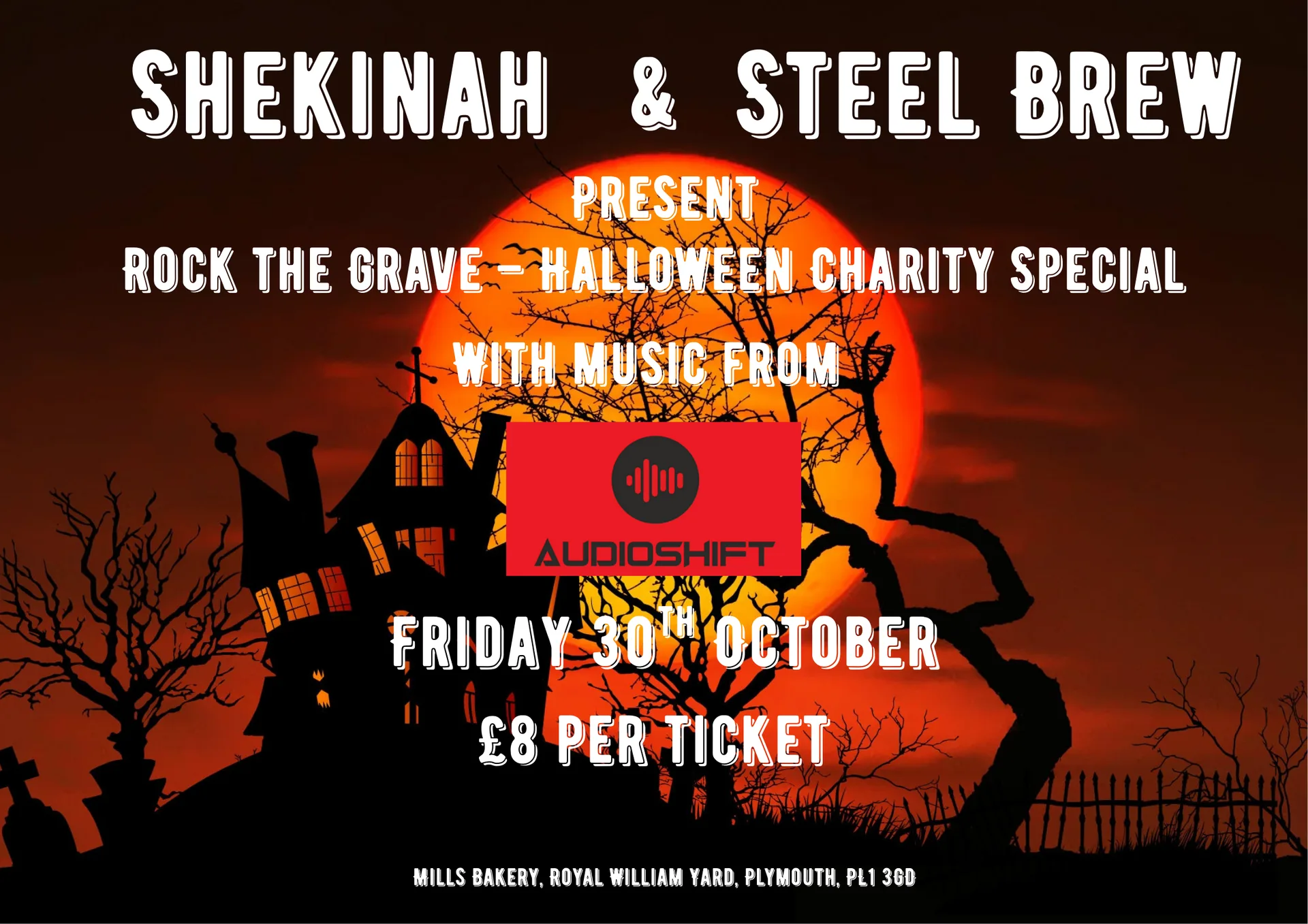Rock The Grave – Halloween Charity Special at Shekinah grow