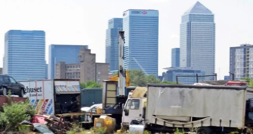 THE DERELICT LONDON TOUR OF BOW CREEK WITH AUTHOR PAUL TALLING at Bromley-By-Bow tube Station