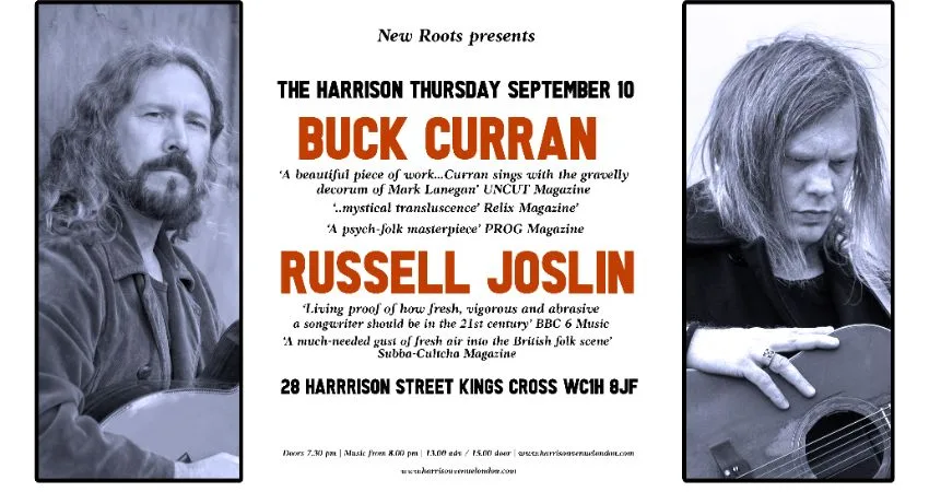 New Roots: Buck Curran / Russell Joslin at The Harrison