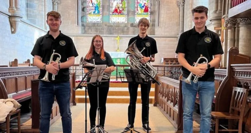 ROSAMUND BRASS QUARTET at Parish Church