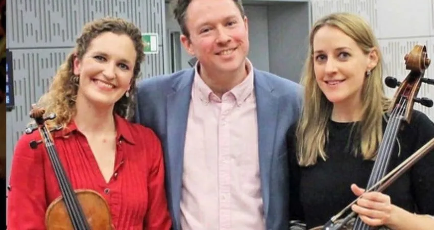 Aquinas Piano Trio with Matthew Kettle(viola)  and Mary Scully(bass) at The Multi Faith Centre at the University of Derby