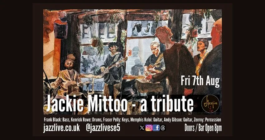 Jackie Mittoo (a tribute) at Jazzlive at The Crypt