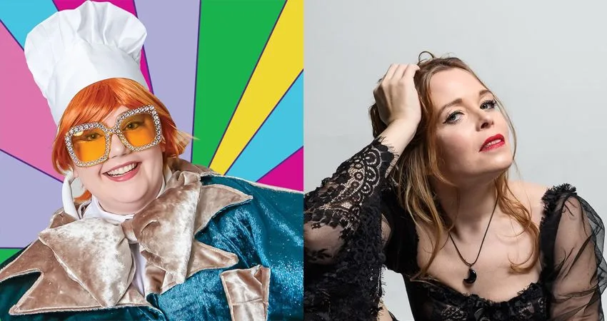 KATIE PRITCHARD + JULIETTE BURTON at Upstairs at the Caroline of Brunswick