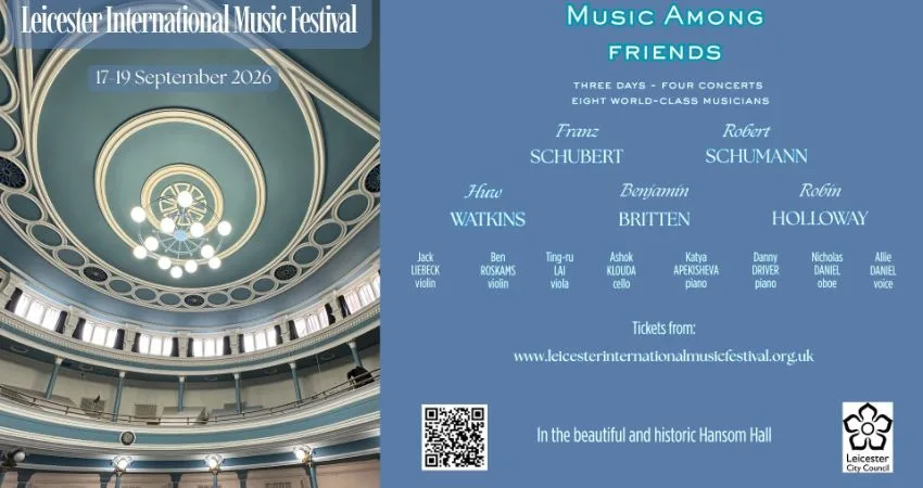 Leicester International Music Festival 2026: Concert 2 at New Walk Museum & Art Gallery