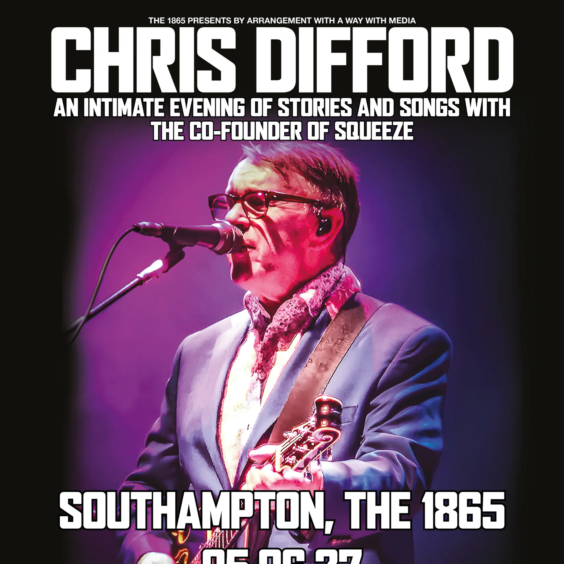 Chris Difford at Southampton