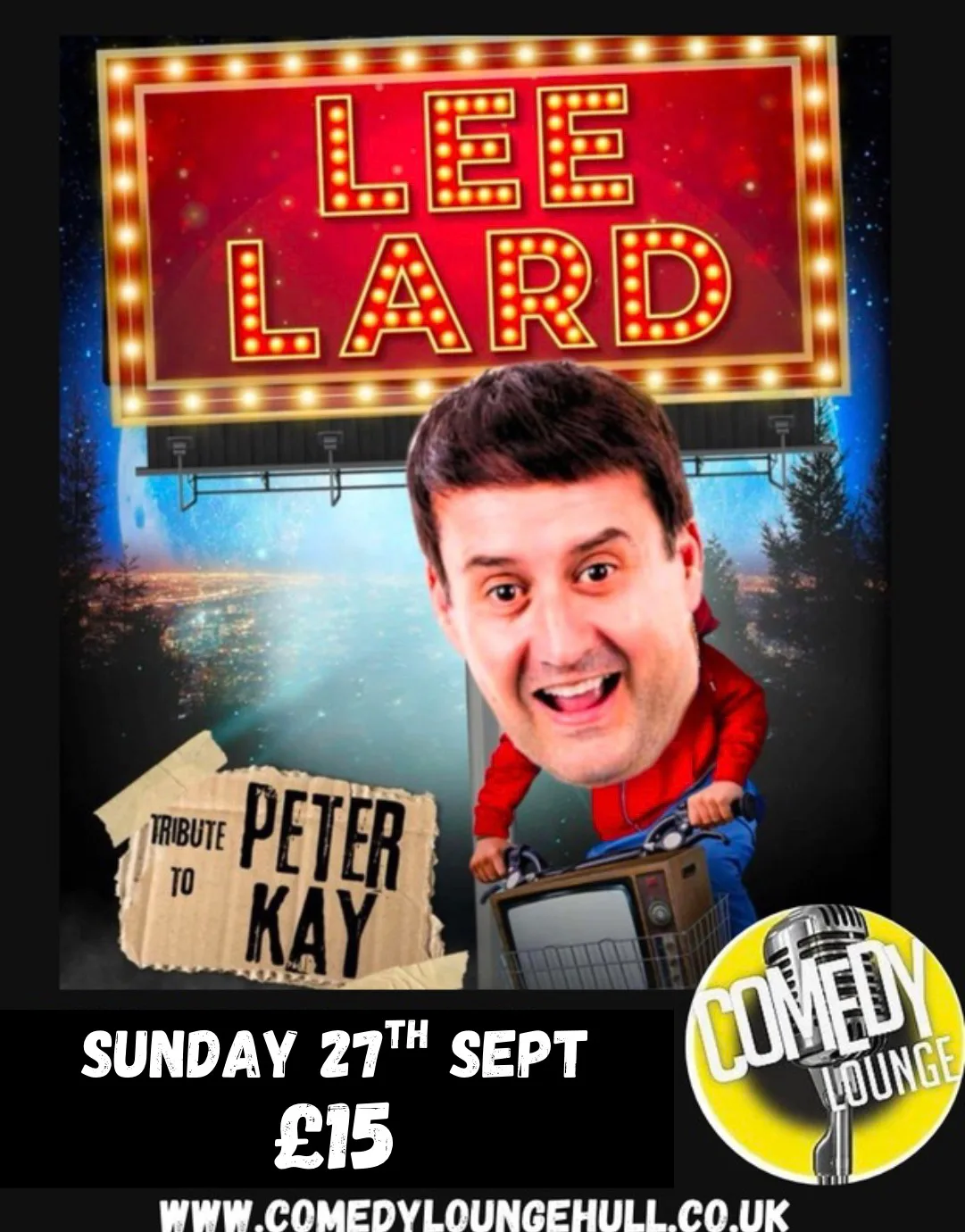 Peter Kay Tribute Lee Lard at Stage Door