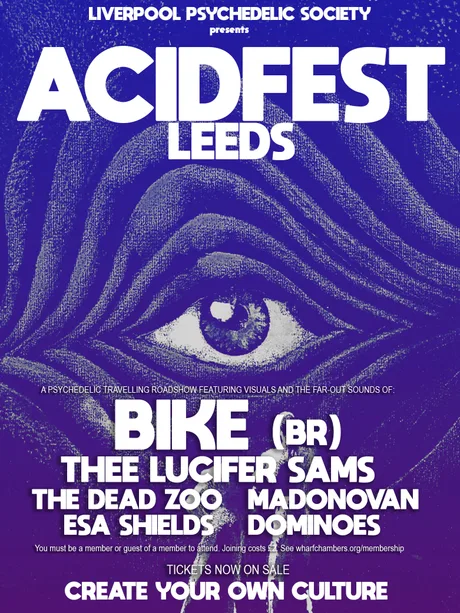 Mini psych-fest headlined by acclaimed Brazilian band BIKE, plus Thee Lucifer Sams, The Dead Zoo & others. A real trip!