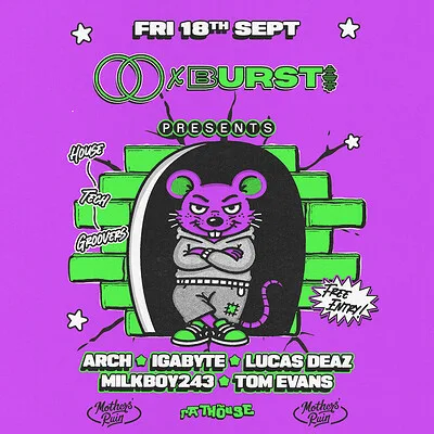 Close Quarters x Burst Radio: Arch, Igabyte, Lucas Deaz, MilkBoy243 + more Tickets