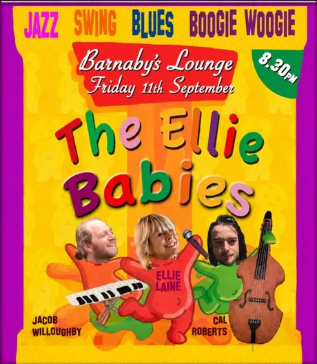 The Ellie Babies ~ From Nina Simone to The Clash ~ 8.30pm