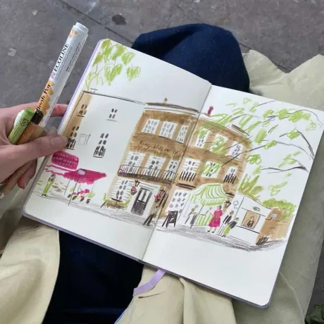 Moleskine Creative Event | Battersea Drawing Tour with Lucia Vinti