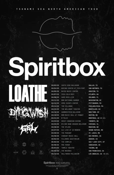 Spiritbox: Tsunami Sea UK Tour 2026