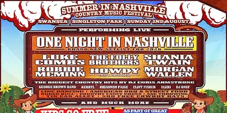 Summer In Nashville - Swansea 2026