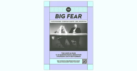 HH Presents: Big Fear + Kate Peaches + Everyday Saints + Girl Apocrypha
