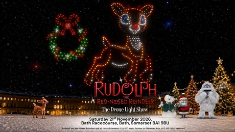 Rudolph the Red Nosed Reindeer: The Drone Light Show - Bath