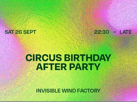 Circus Birthday After Party
