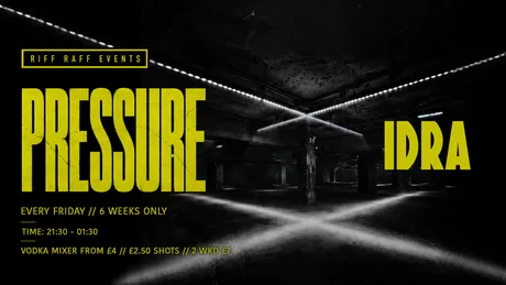 PRESSURE @ IDRA ⚙️ 6 WEEKS ONLY! ⚠️