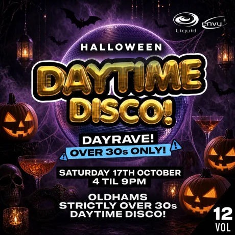 SATURDAY AFTERNOON DISCO: OVER 30s: HALLOWEEN SPECIAL