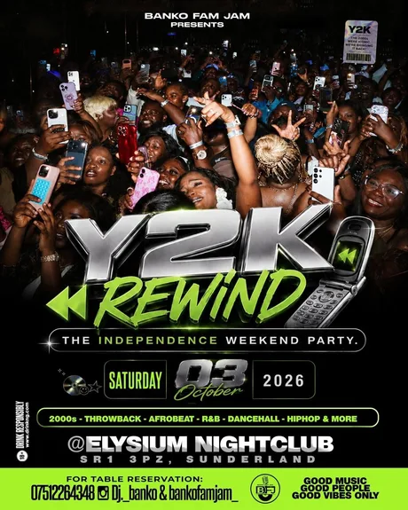 Y2K Rewind ( 🇳🇬 THE INDEPENDENCE WEEKEND PARTY 🇬🇧)