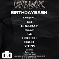 Distorted Bass - Kodeck Birthday Bash