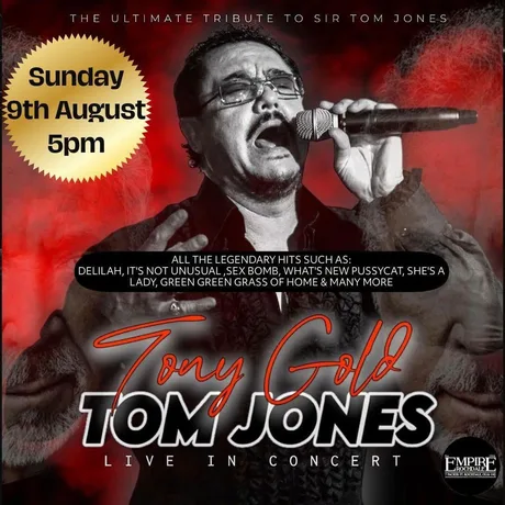 Tony Gold, one of the UK's leading Tom Jones tribute artists