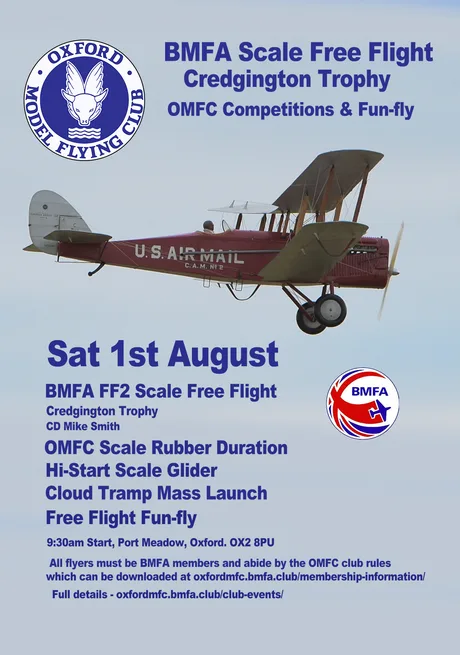 Scale Free Flight Contest at Oxford MFC