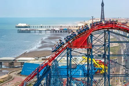 Blackpool Pleasure Beach Resort and Family Stay at the Big Blue Hotel with Dinner for Two Adults and Two Children