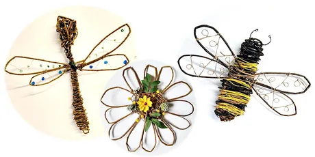 Willow Weaving Class: Bee, Daisy or Dragonfly (deposit)