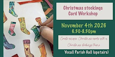Christmas Stockings Card workshop
