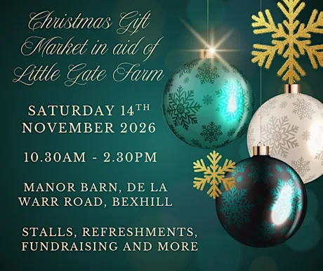 Christmas Gift Market in aid of Little Gate Farm