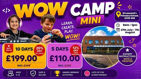 St Leonard's Primary School Summer WOW Camp (3rd - 7th August)