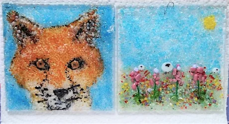 Fused Glass Relief Plaques Class (deposit)