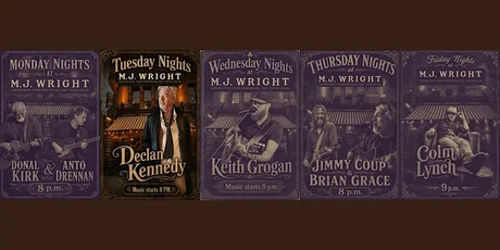 Live Music at M.J. Wright - Declan Kennedy!