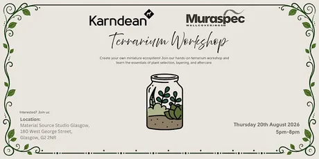 Create Your Own Closed Terrarium Workshop With Muraspec