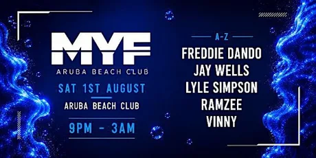 MYF- SUMMER SESSIONS SAT 1ST AUGUST
