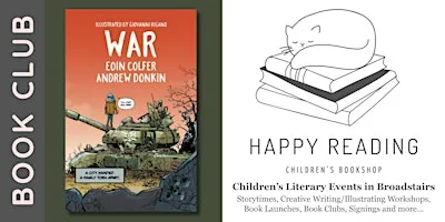 Kids Book Club: 'WAR' by Eoin Colfer, Andrew Donkin, Giovanni Rigano (9-11)
