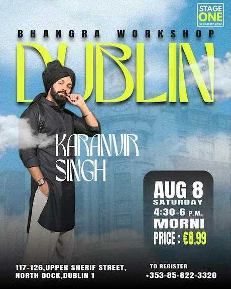 Beginner-Friendly Bhangra Dance Workshop | Dublin