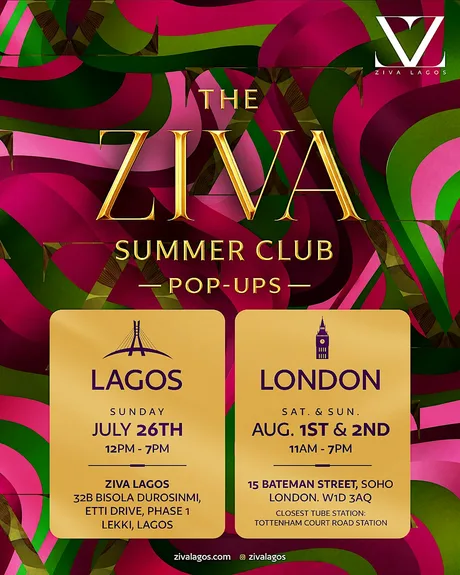 Ziva Lagos - London Pop Up