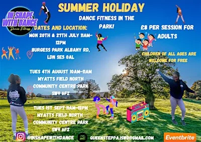 Dance fitness in the park