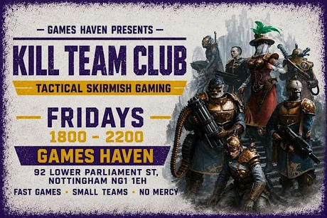 Friday Kill Team Night at Games Haven.