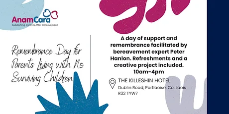 Anam Cara Support Day for Parents with No Surviving Children