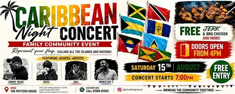 Caribbean Night Concert – Family Community Event