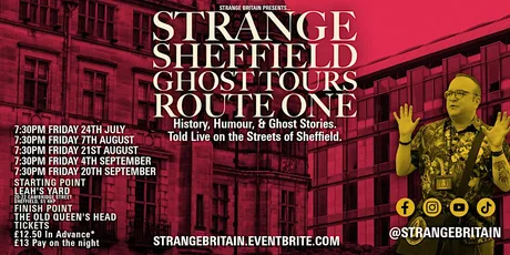 Strange Sheffield Ghost Tours: Route One