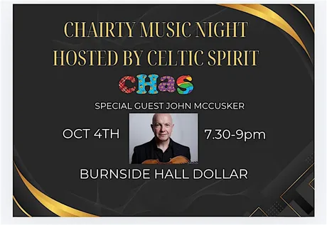 TRADITIONAL MUSIC EVENING FUNDRAISING FOR CHAS!