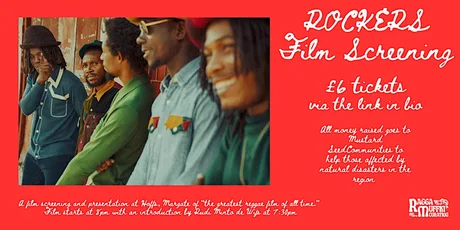 Rockers Film Screening (Jamaican independence day special)