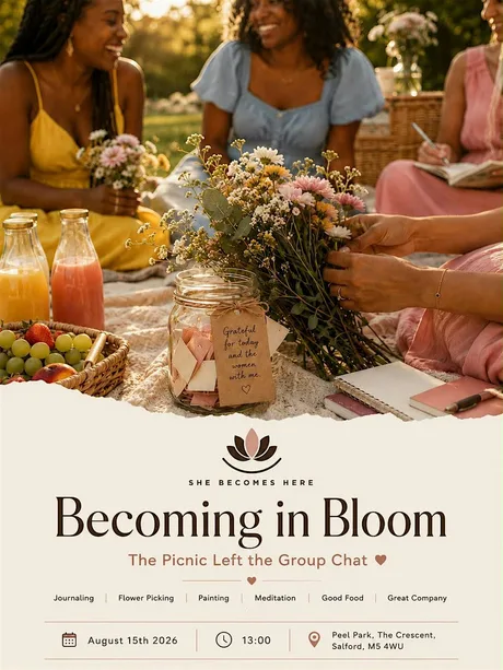 Becoming in Bloom: The Outdoor Wellness Picnic