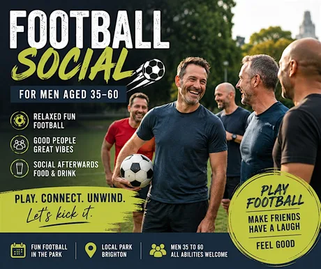 Football & Friendship: Relaxed Social Football for Men 35–60