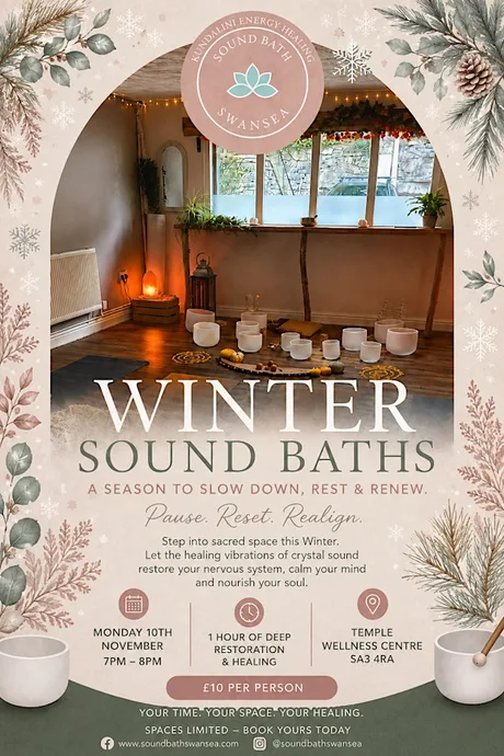Winter Sound Bath at Temple Wellness Centre