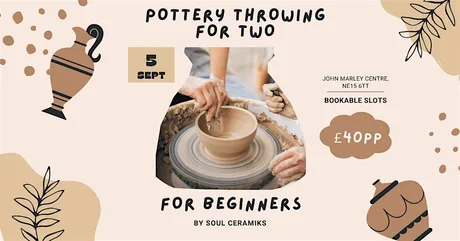 Pottery Throwing Experience for Two